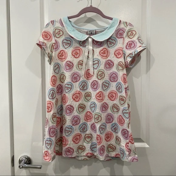 Drop Dead - Hate Hearts Dress/Top/Tunic - Size S - Picture 1 of 6